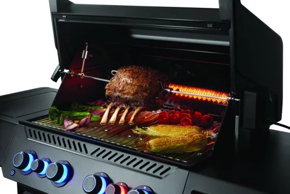 Palnik rożna na podczerwień