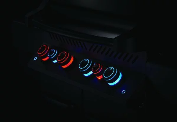 Podświetlane pokrętła sterujące LED - z technologią SAFETY GLOW