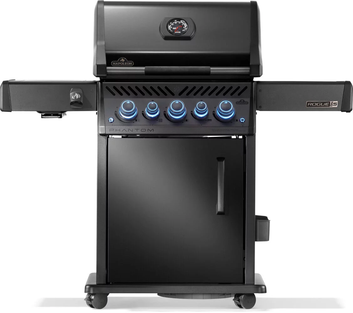 Grill gazowy Napoleon Phantom Rogue 425 z palnikiem Sizzle Zone i palnikiem rożna RPS425RSIBPK-2-PL-PHM
